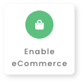 briefcase illustration with enable ecommerce caption